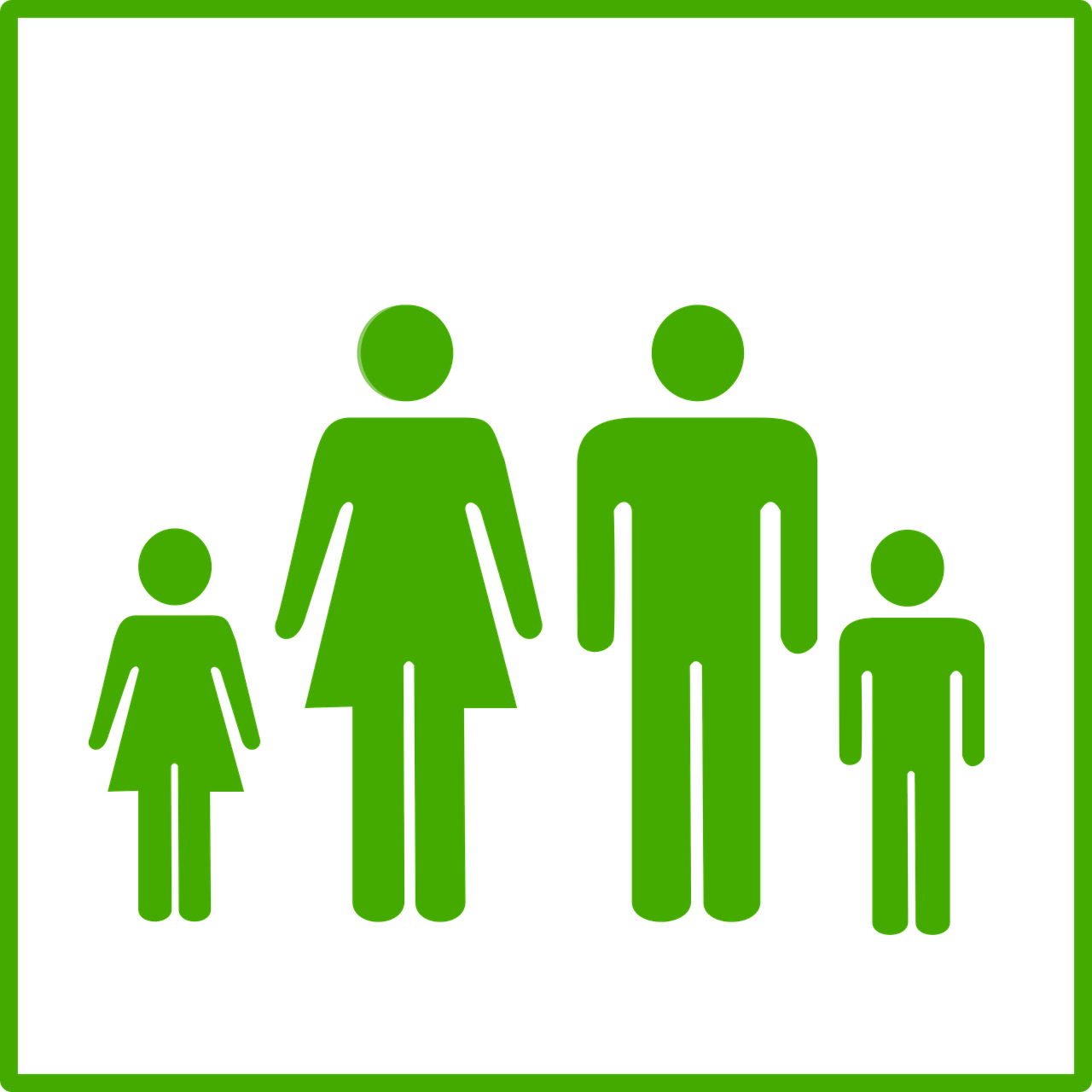 green family of four