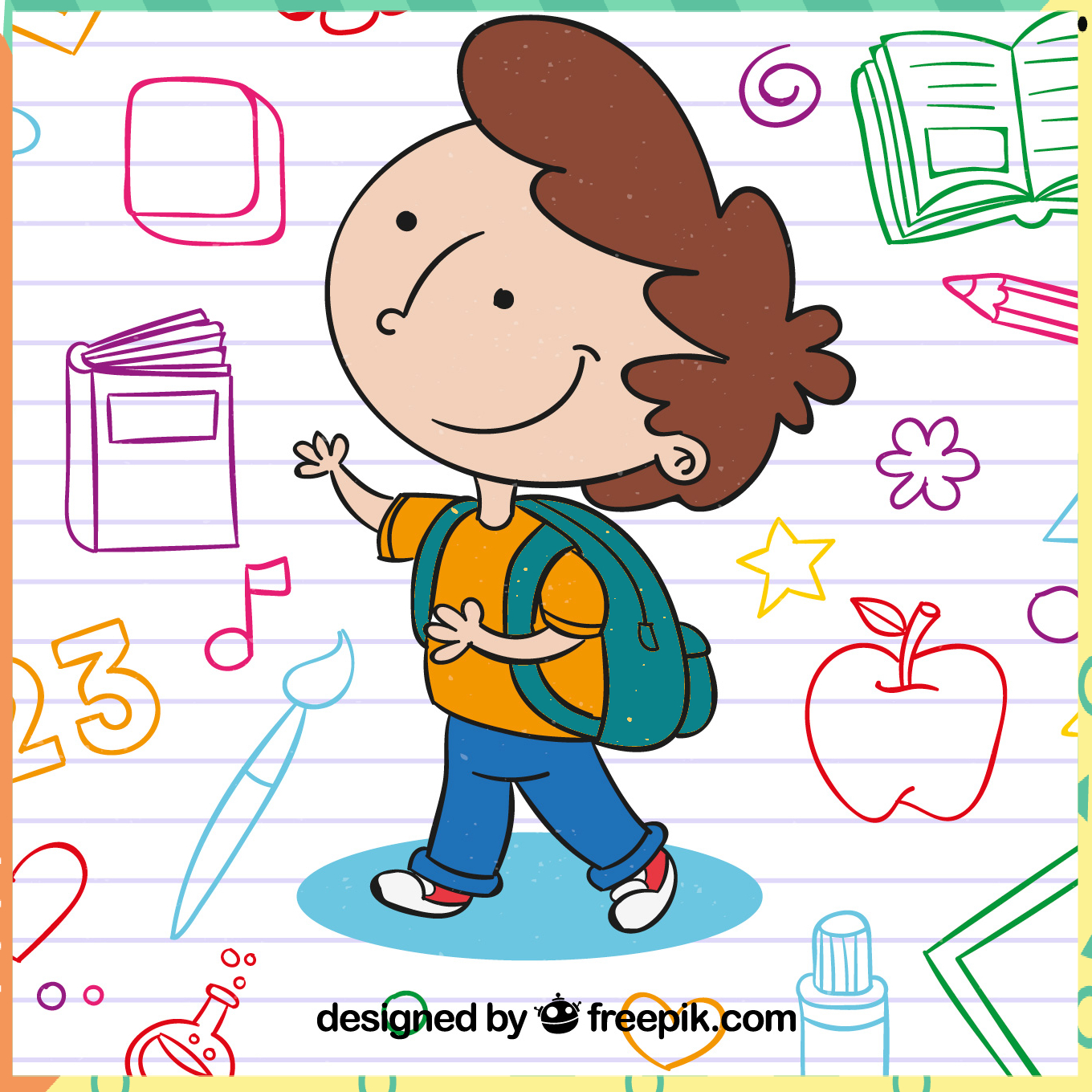 little boy school bag