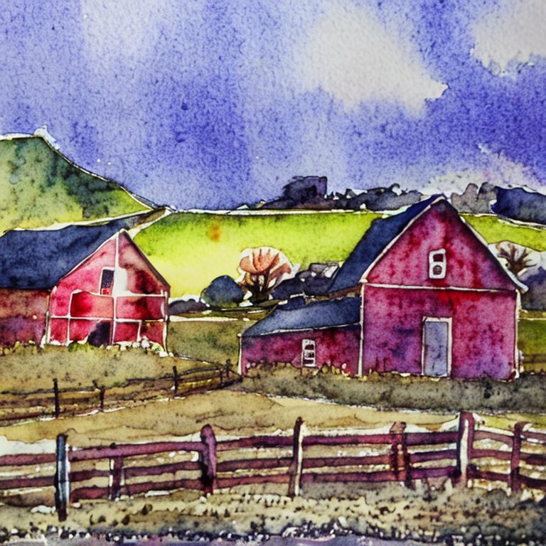 farm in the countryside