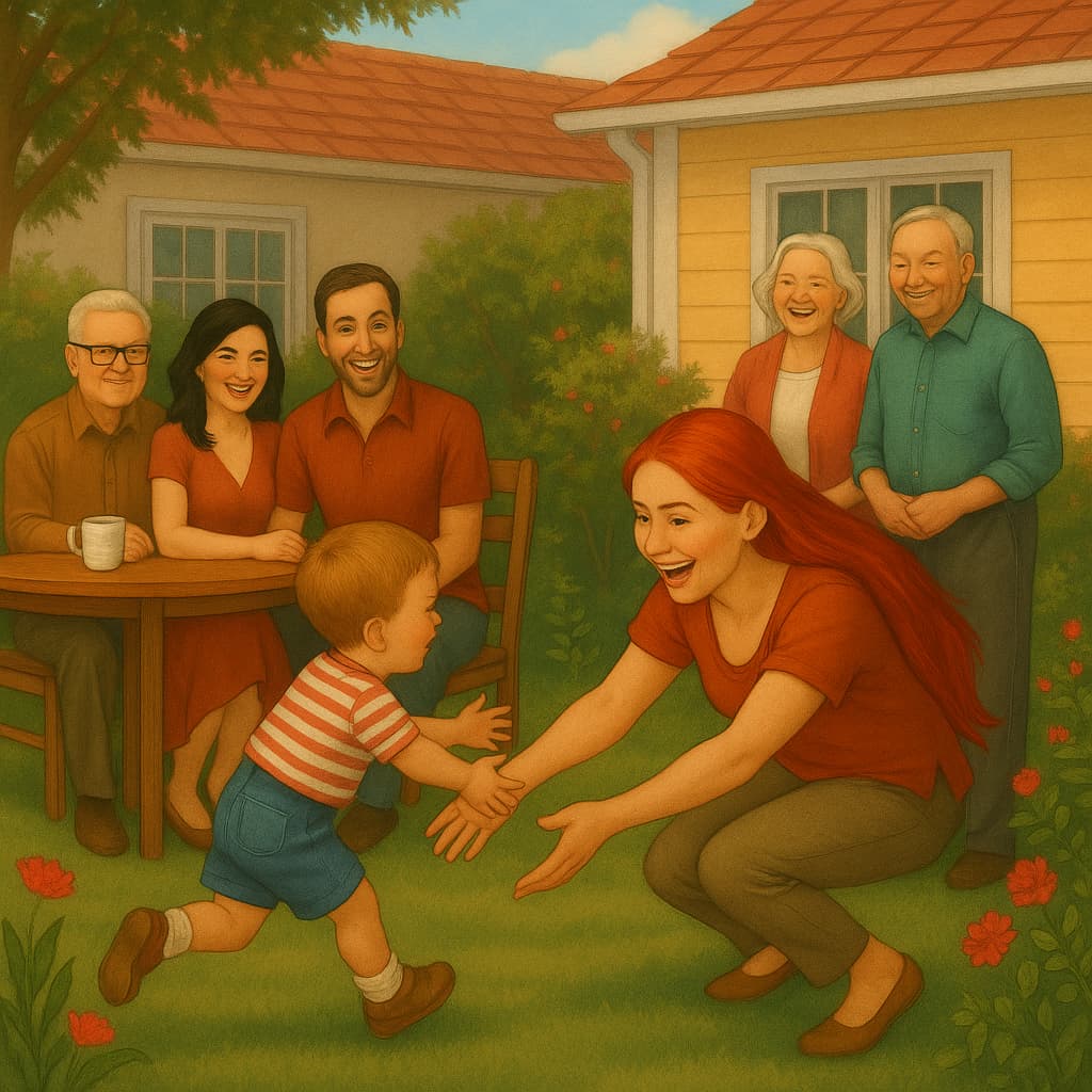 inter-generational family gathering