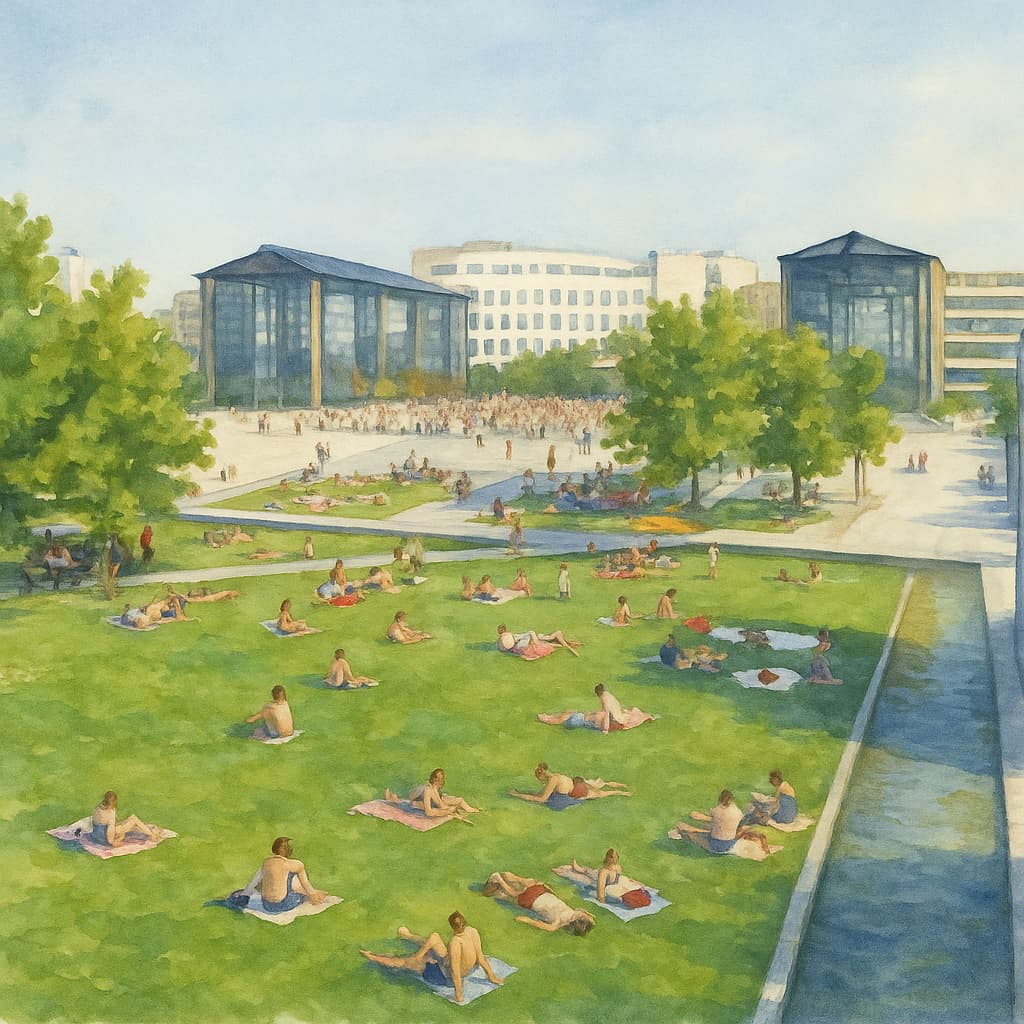 Andre Citroen park in Paris