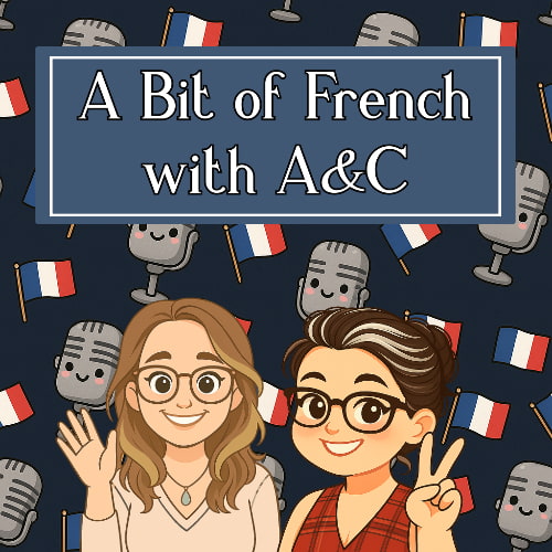 a bit of french podcast with celine and aurelie's avatars