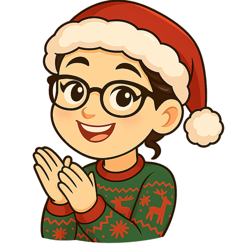 aurelie avatar with xmas hat and jumper