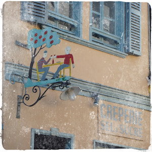 facade of a French creperie