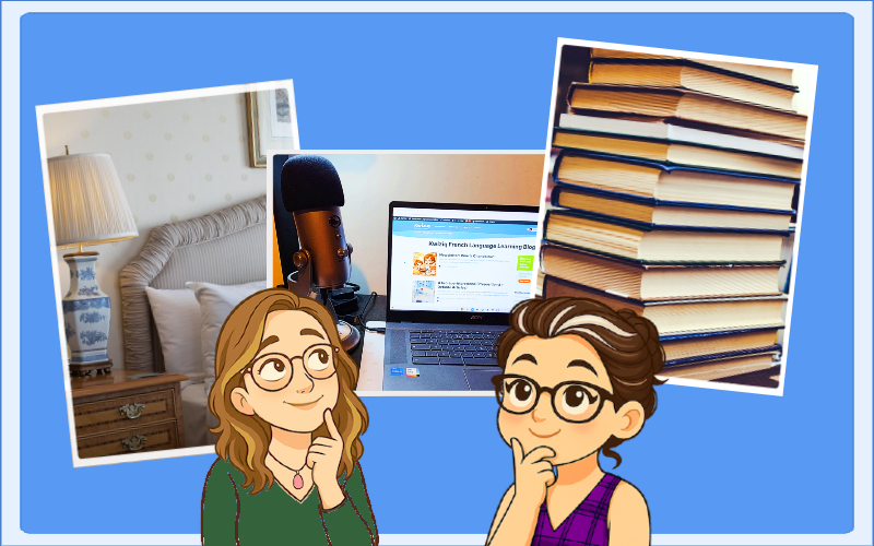 Avatars aurelie and celine looking pics from their routines