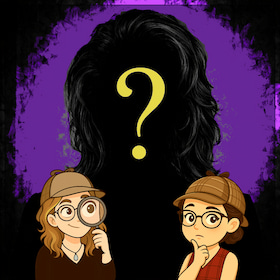 detectives aurelie and celine investigating a mysterious silhouette