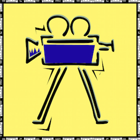 movie camera illustration