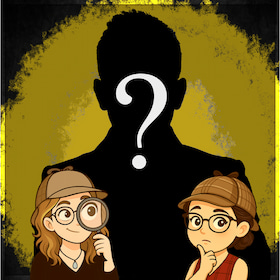 detectives aurelie and celine investigating a mysterious silhouette