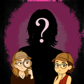 detectives aurelie and celine investigating a mysterious silhouette