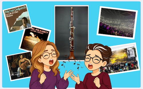 avatars aurelie and celine singing badly
