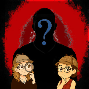 detectives aurelie and celine investigating a mysterious silhouette