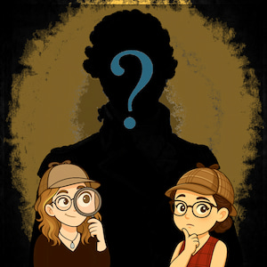 detectives aurelie and celine investigating a mysterious silhouette