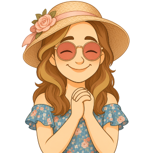celine avatar in summer dress and hat