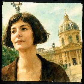 Amelie Poulain in the eponymous movie