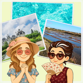 Avatar Celine and Aurelie in holiday mode