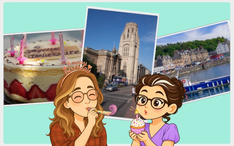 avatars aurelie and celine celebrating birthdays