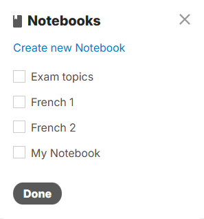 Multiple Notebooks
