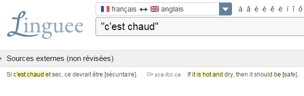 Linguee French Meaning